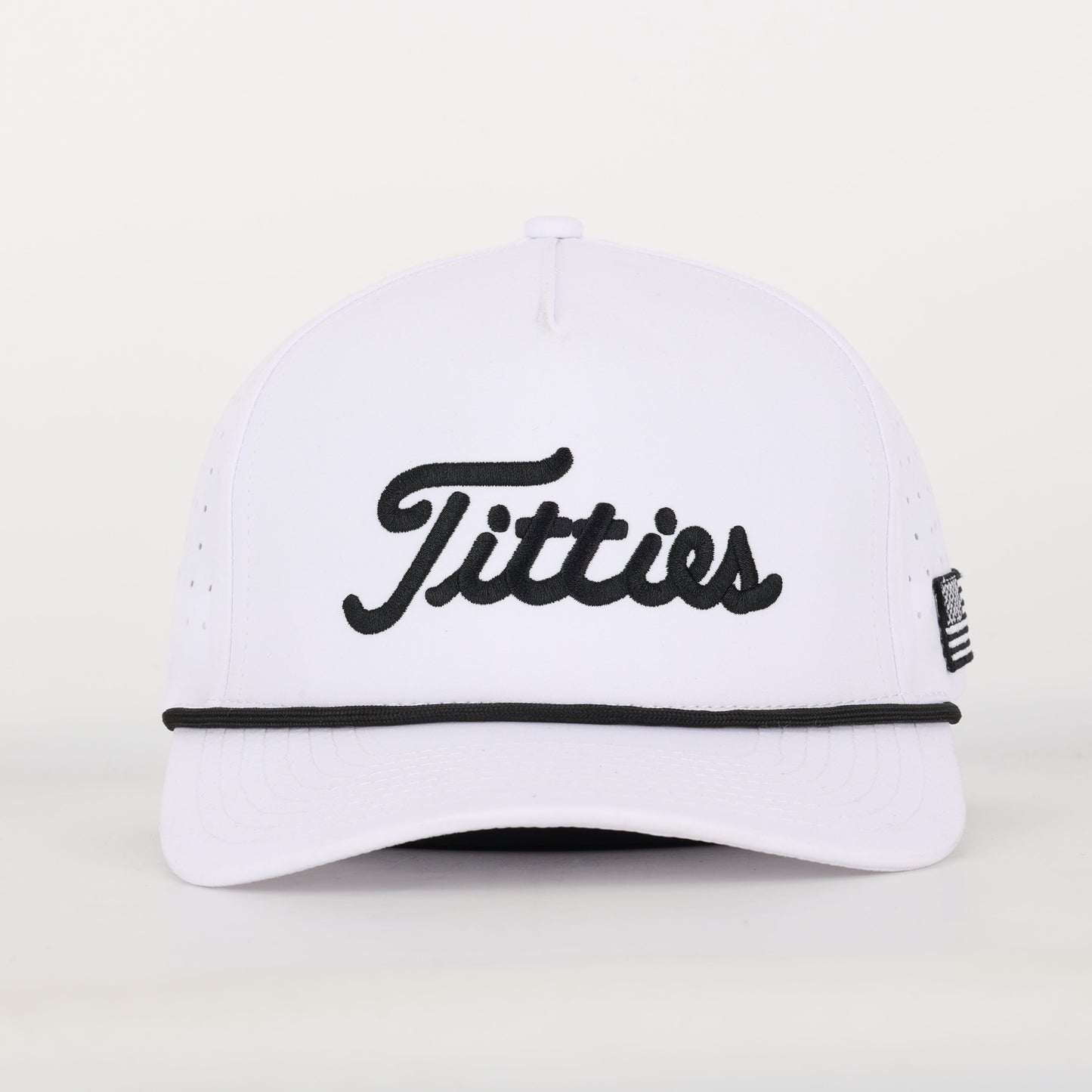 White and Black Titties Golf Hat