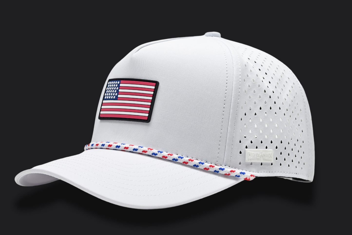 White USA Performance Hat