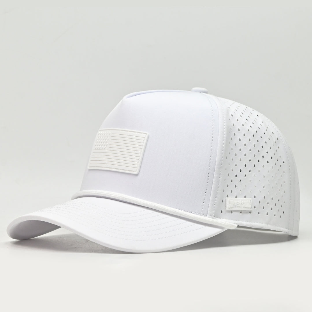 Whiteout American Flag Rope Hat