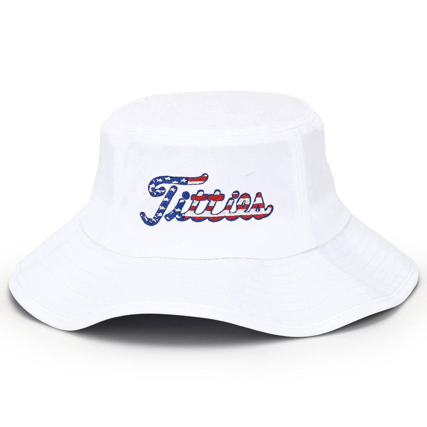 CURVES & CLUBS Titties 4th of July Golf Bucket Hat