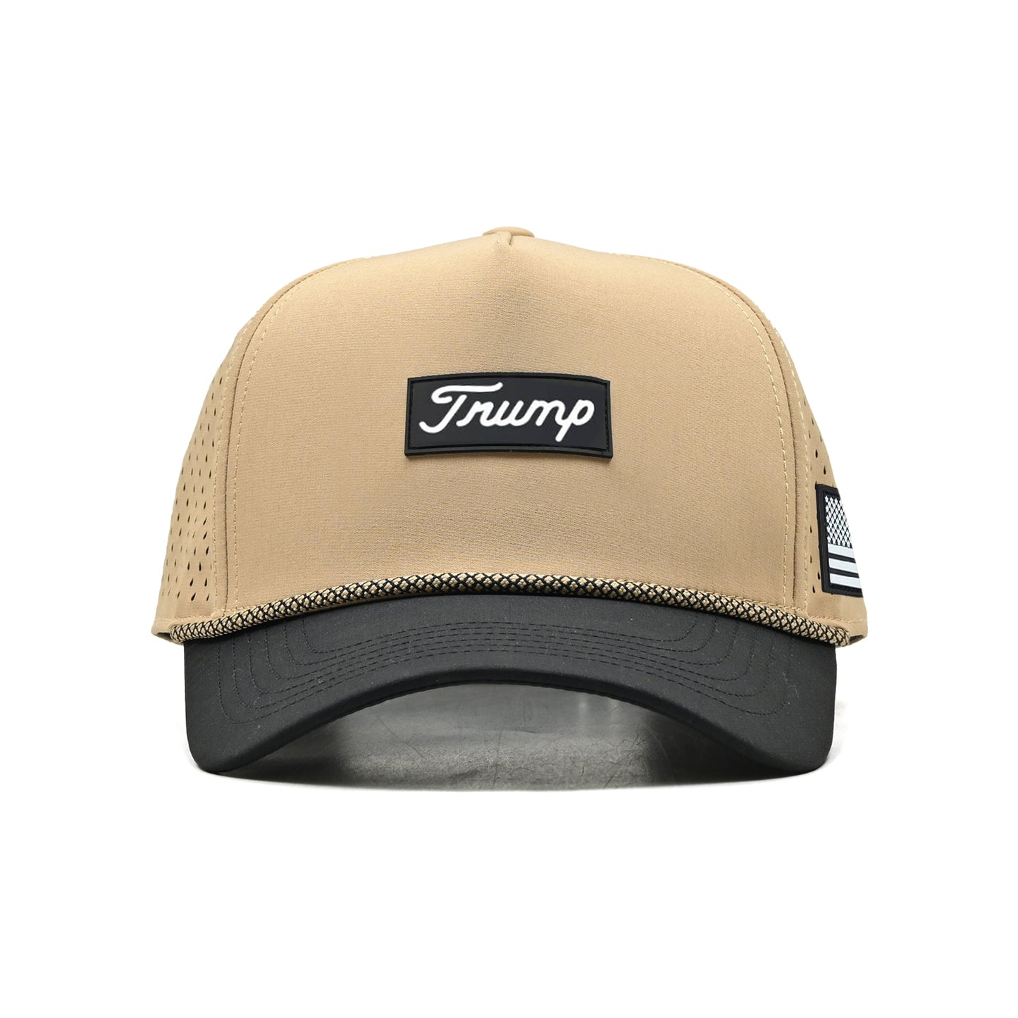 Tan Rope Trump Golf Hat
