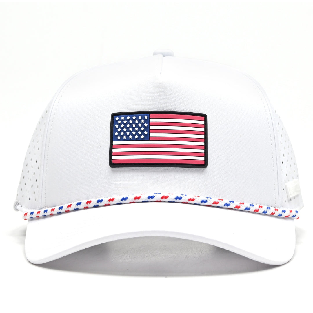 White USA Performance Hat