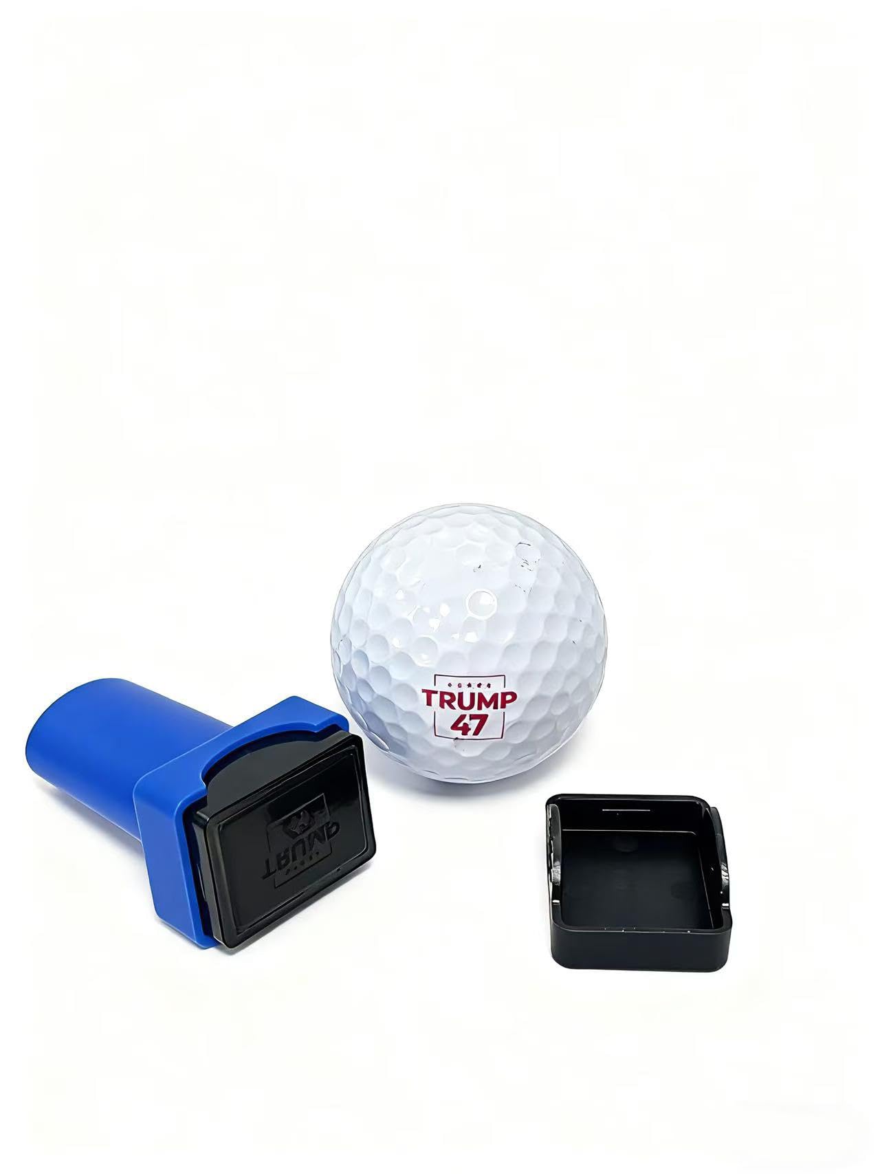 Trump 47 Golf Balls Stamp