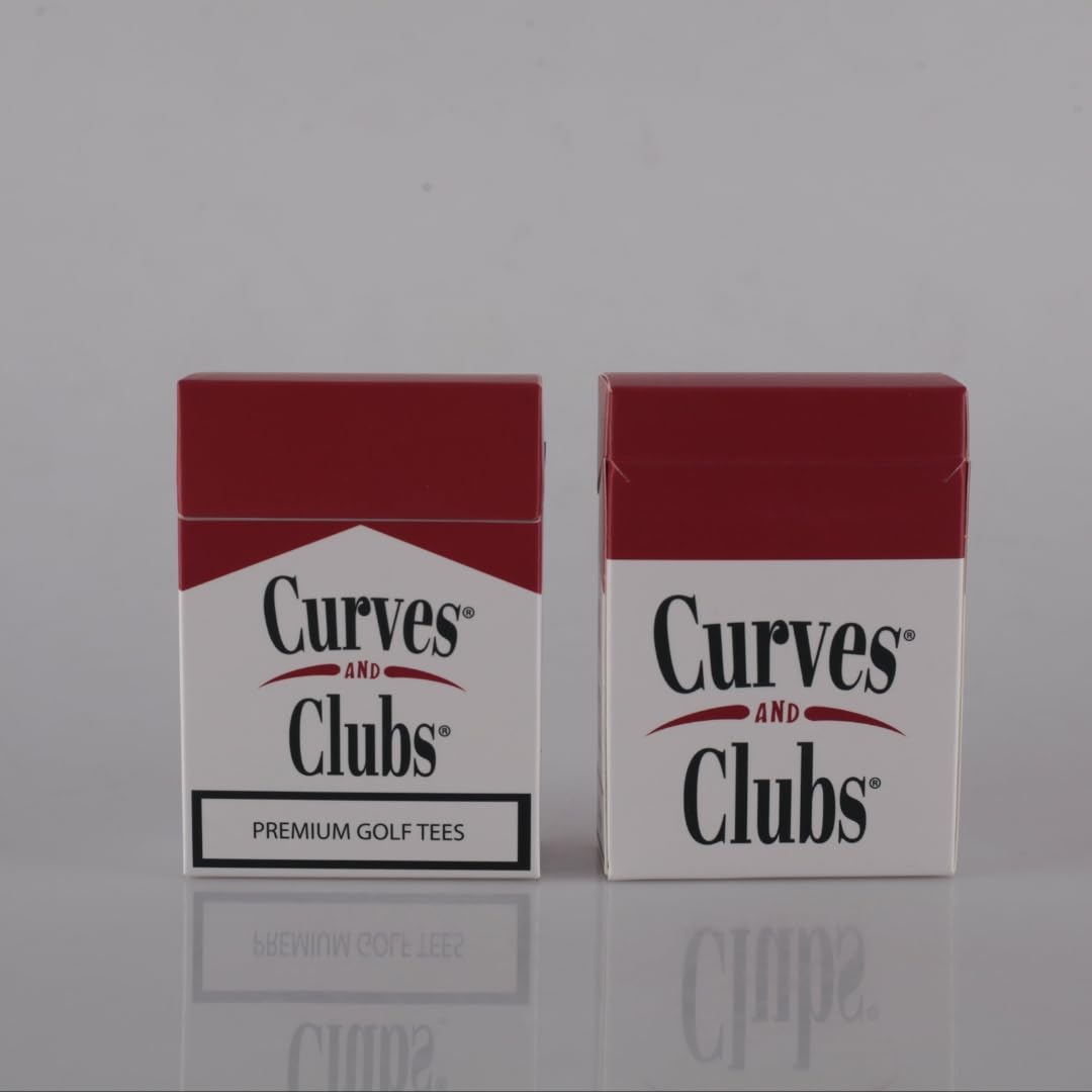 Curves and Clubs – Premium Golf Tees Cigarette Box