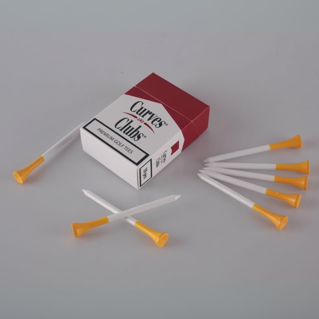 Curves and Clubs – Premium Golf Tees Cigarette Box