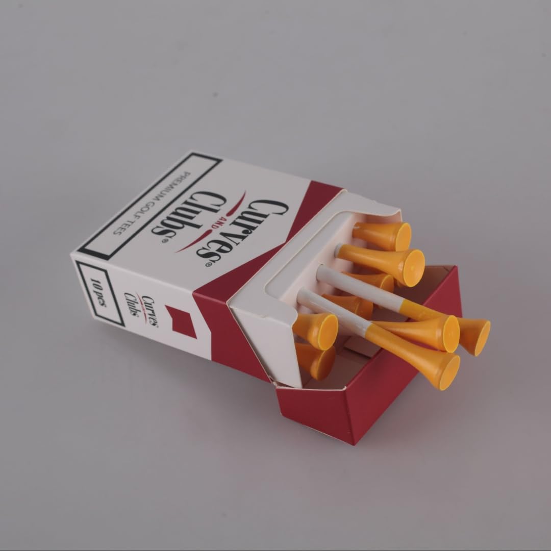 Curves and Clubs – Premium Golf Tees Cigarette Box
