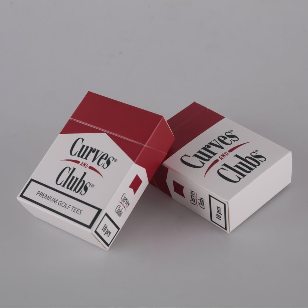 Curves and Clubs – Premium Golf Tees Cigarette Box