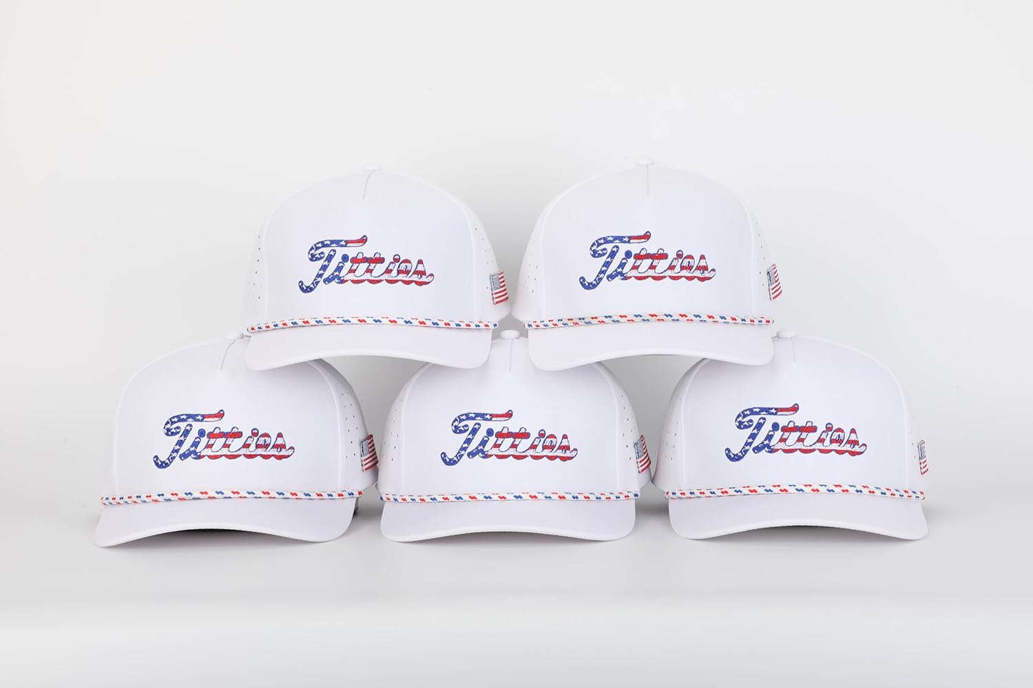 Curves & Clubs Titties Golf Hat - Funny Golf Hat, Titties Hat - Funny American Hat - One-Size-Fits-All Hat - Men's Gifts