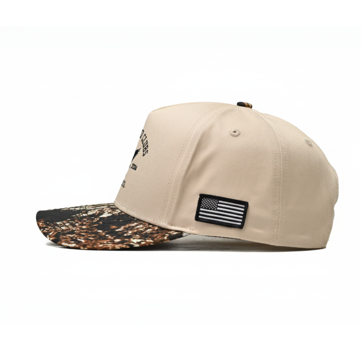 Curves and Clubs Golf Hat Camo – Bald Eagle Performance Cap