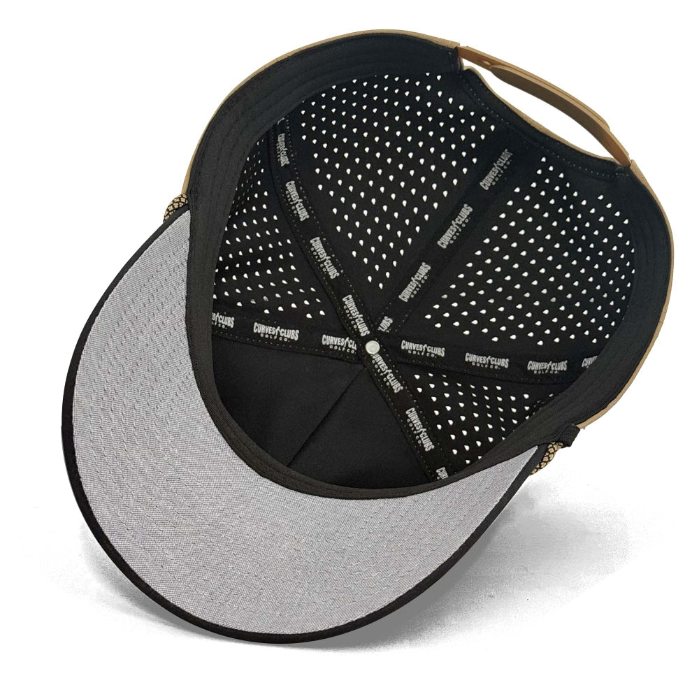 Curves & Clubs Golf Hat - Funny Golf Hat with 1776 Patch, Funny American Hat, One-Size-Fits-All - Gifts for all Ages (Cotton, 1776 Patch)