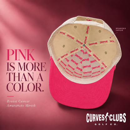 Curves & Clubs Titties Golf Hat | Pink Ribbon Awareness Hat