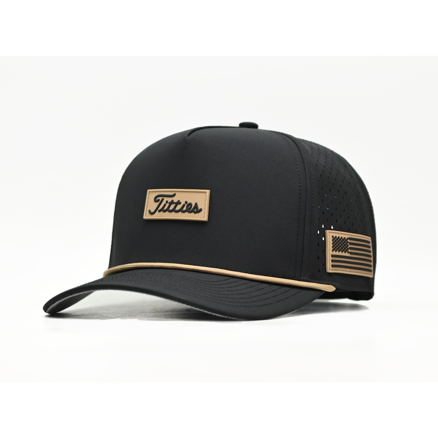 Black Tan Titties Golf Hat