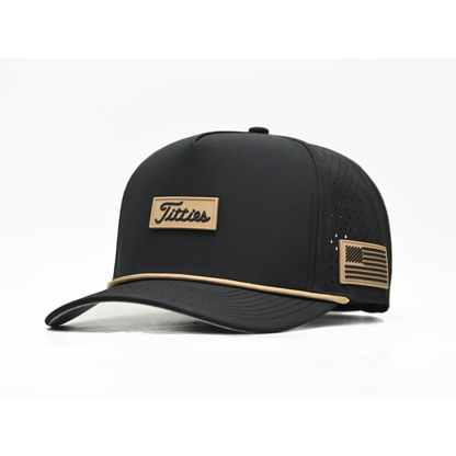 Black Tan Titties Golf Hat