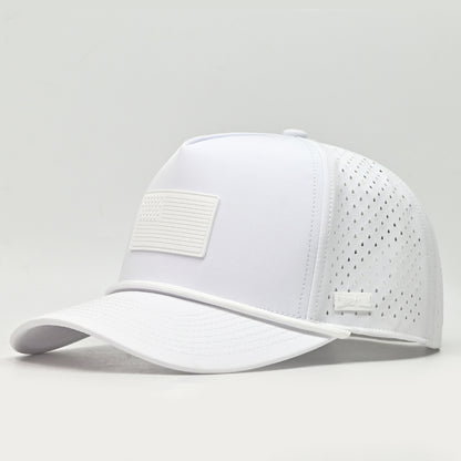 Whiteout American Flag Rope Hat
