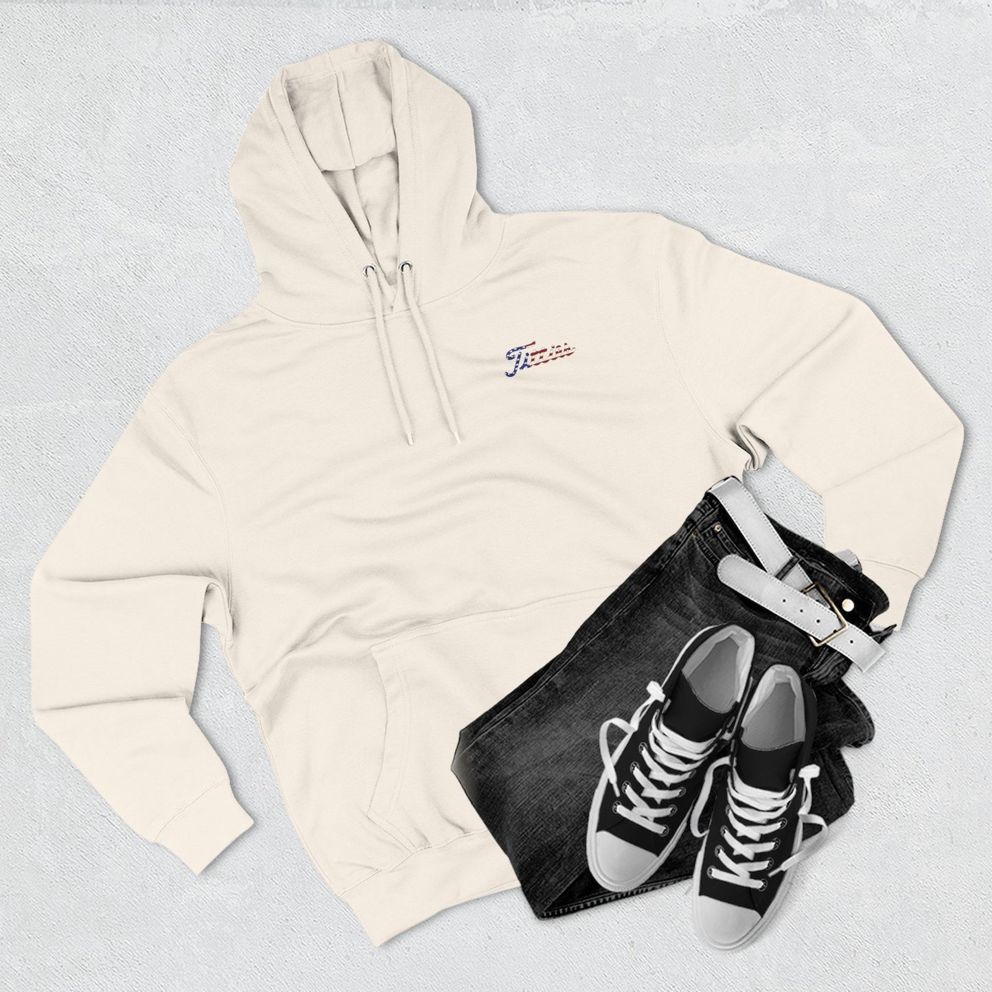 Curves and Clubs Golf Co. - Cozy USA Flag Sweatshirt for Casual Wear, Unisex Pullover for Comfort, Great Gift for Holidays like [...]