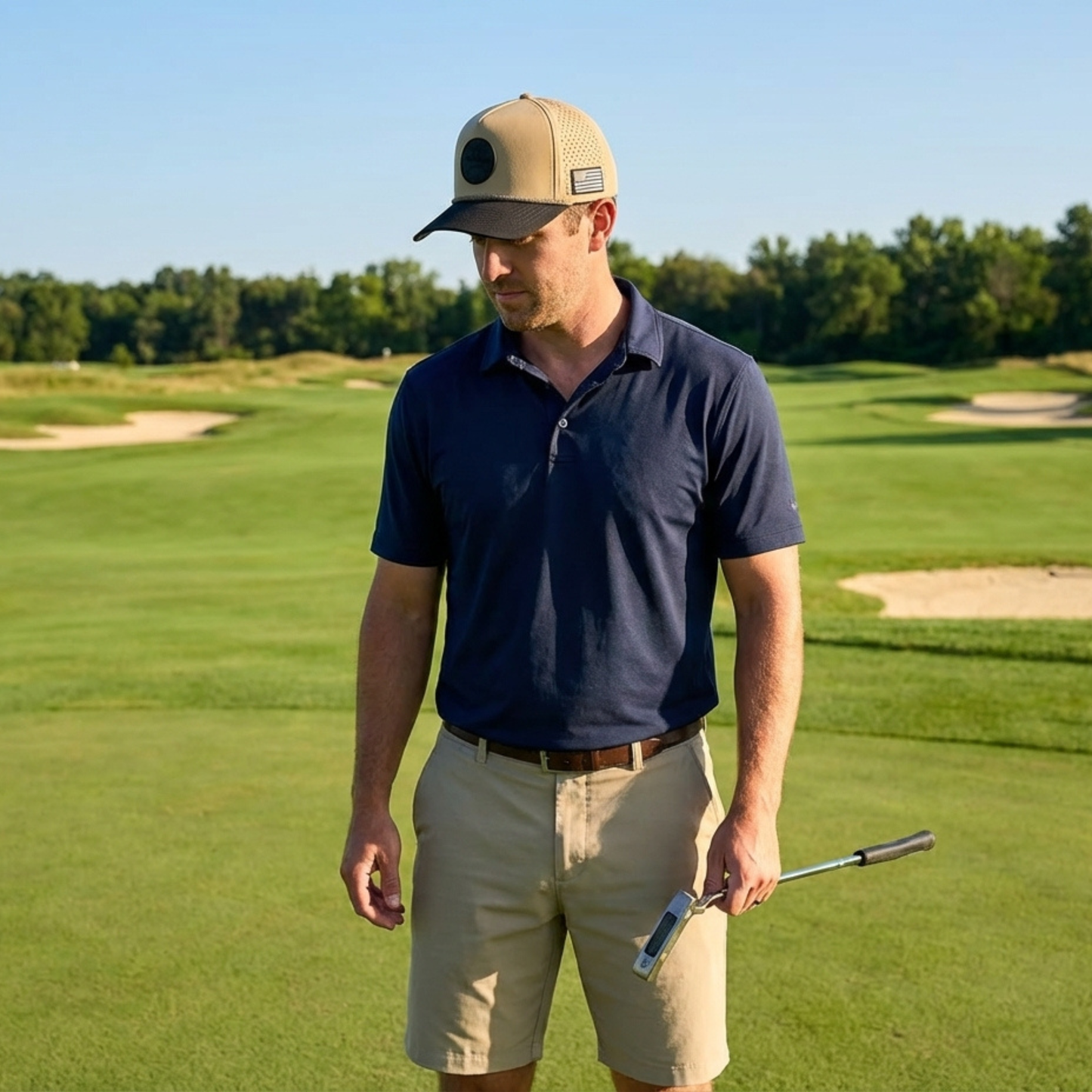 Curves & Clubs 1776 Black Patch Hat