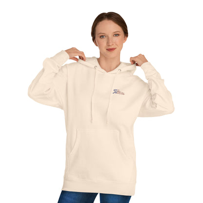 Curves and Clubs Patriotic Titties Themed Hooded Sweatshirt, Comfortable Gift for Him or Her, Casual Apparel, Everyday Hoodie, Perfect for All Seasons