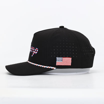 Black USA Trump Golf Hat