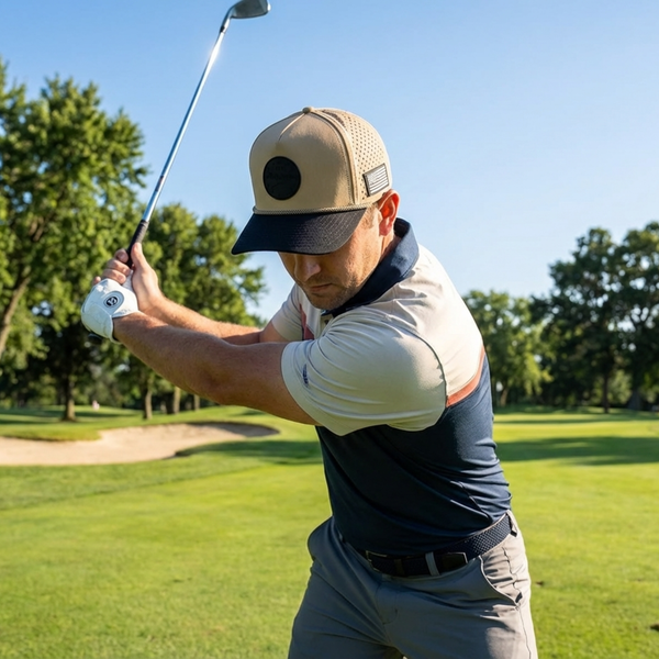 Curves & Clubs 1776 Black Patch Hat