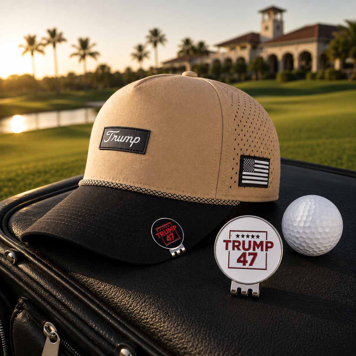 Curves & Clubs Premium Trump 47 Golf Ball Markers – 2-Pack