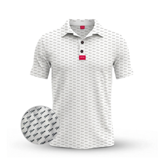 White Titties Golf Polo