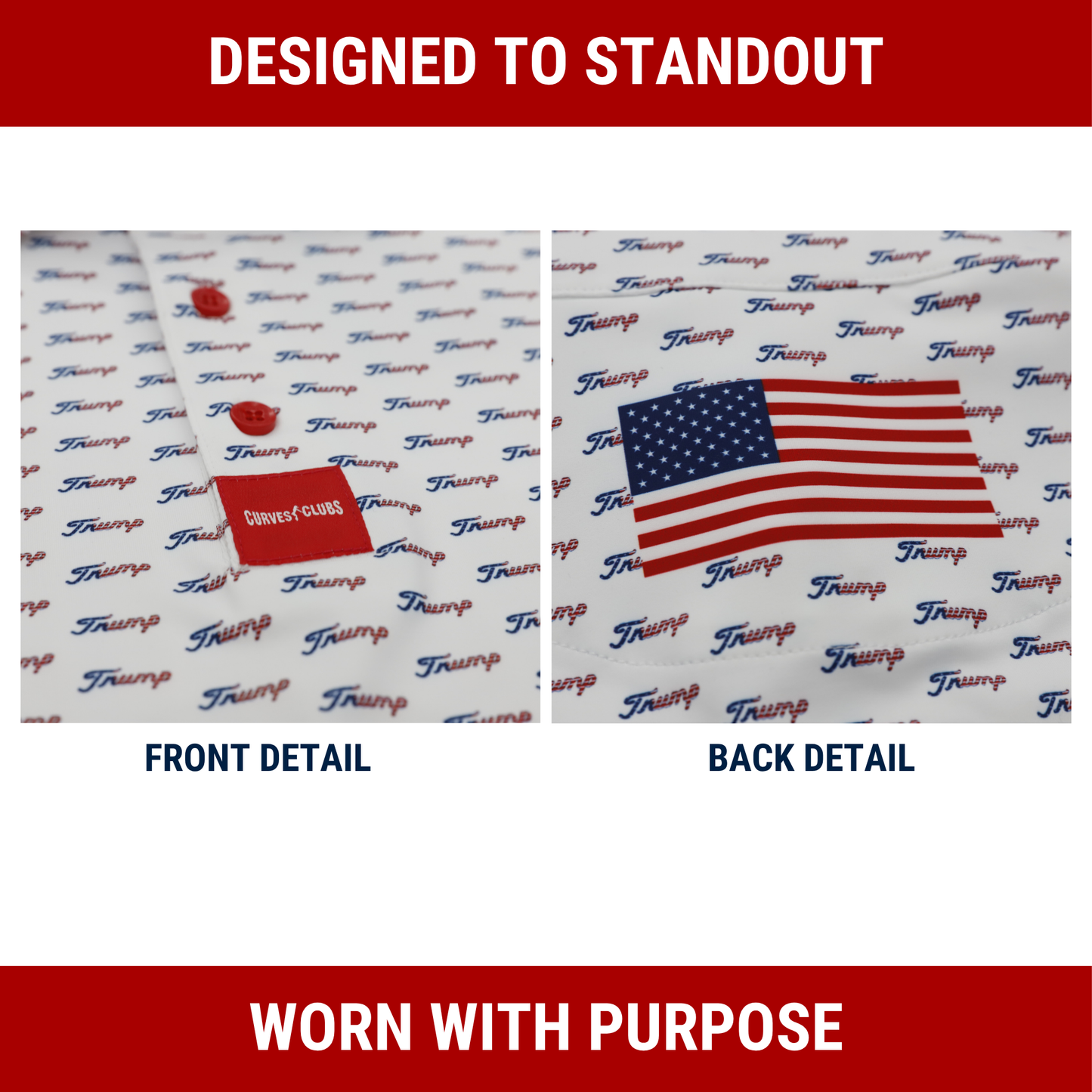 Trump Funny Golf Polo
