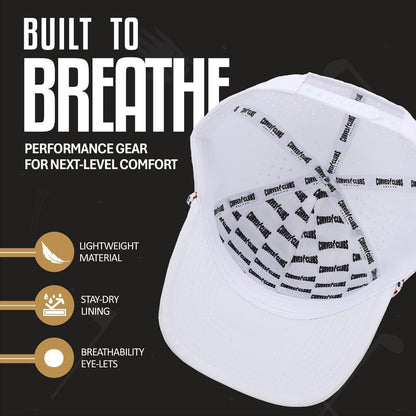 Titties Golf Hats 3-Pack Bundle (USA White, USA Black, Black & White)