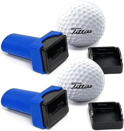 Titties Golf Balls Stamp