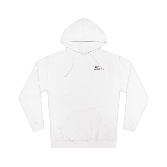 Curves and Clubs Patriotic Titties Themed Hooded Sweatshirt, Comfortable Gift for Him or Her, Casual Apparel, Everyday Hoodie, Perfect for All Seasons