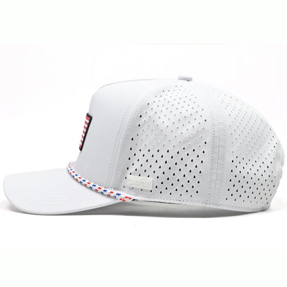 White USA Performance Hat