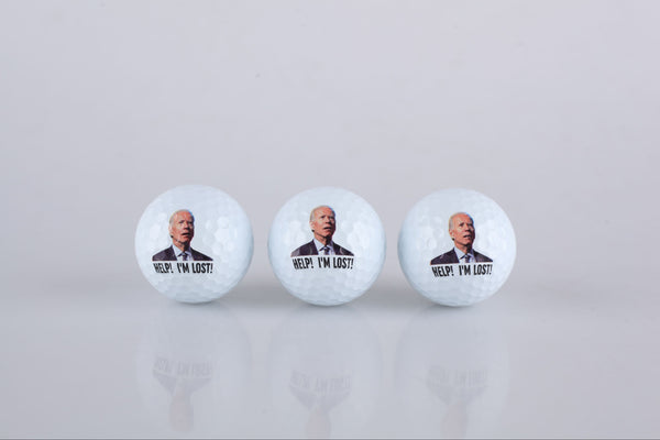 Help I’m Lost Joe Biden Golf Balls