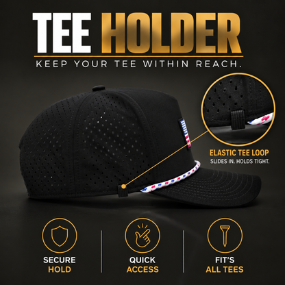 Black American Flag Hat