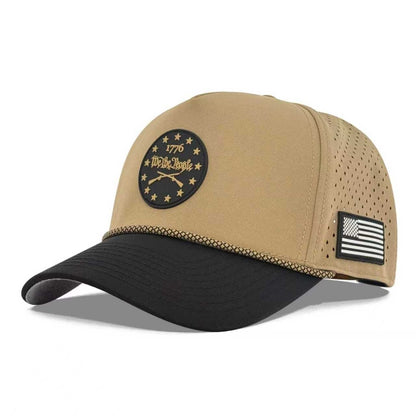 Curves & Clubs Golf Hat - Funny Golf  Hat with 1776 Patch, Funny American Hat, One-Size-Fits-All -  Gifts for all Ages (Cotton, 1776 Patch)