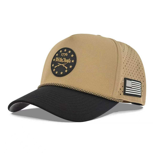 Curves & Clubs Golf Hat - Funny Golf  Hat with 1776 Patch, Funny American Hat, One-Size-Fits-All -  Gifts for all Ages (Cotton, 1776 Patch)