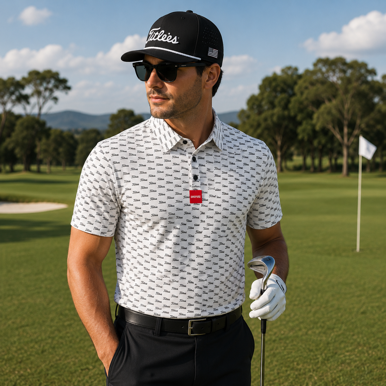 Ultimate Titties Bundle – Black and White Titties Hat and White Titties Polo