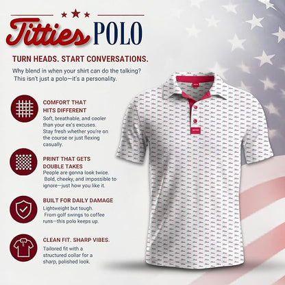 USA Titties Golf Polo