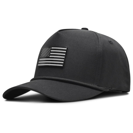 Stealth Money Rope Hat | Stealth American Flag Golf Hat
