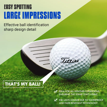 Titties Golf Balls Stamp (2-packs)