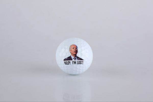 Help I’m Lost Joe Biden Golf Balls