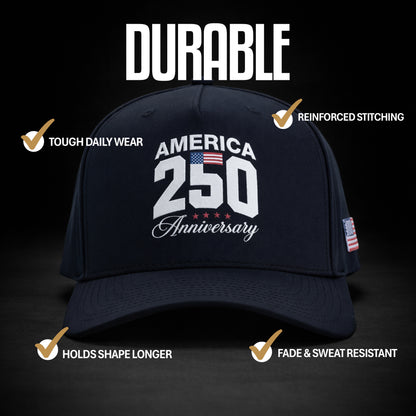 America 250th Anniversary Patriotic Golf Hat