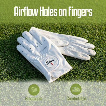Titties Premium Leather Golf Gloves