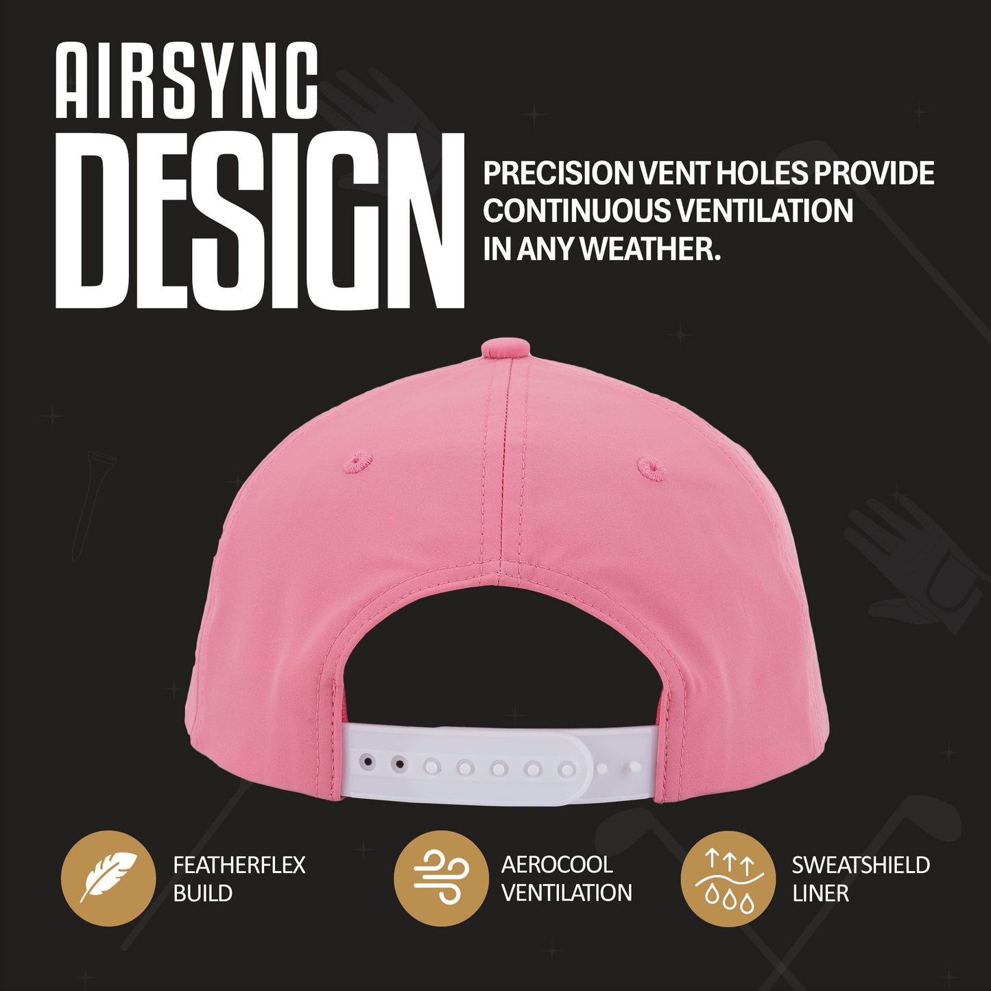 Avino Pickleball Hat – Cotton Pink Hat for Men and Women – Fun Pickleball Gift Idea