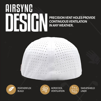 USA Titties Golf Hat - White Fitted