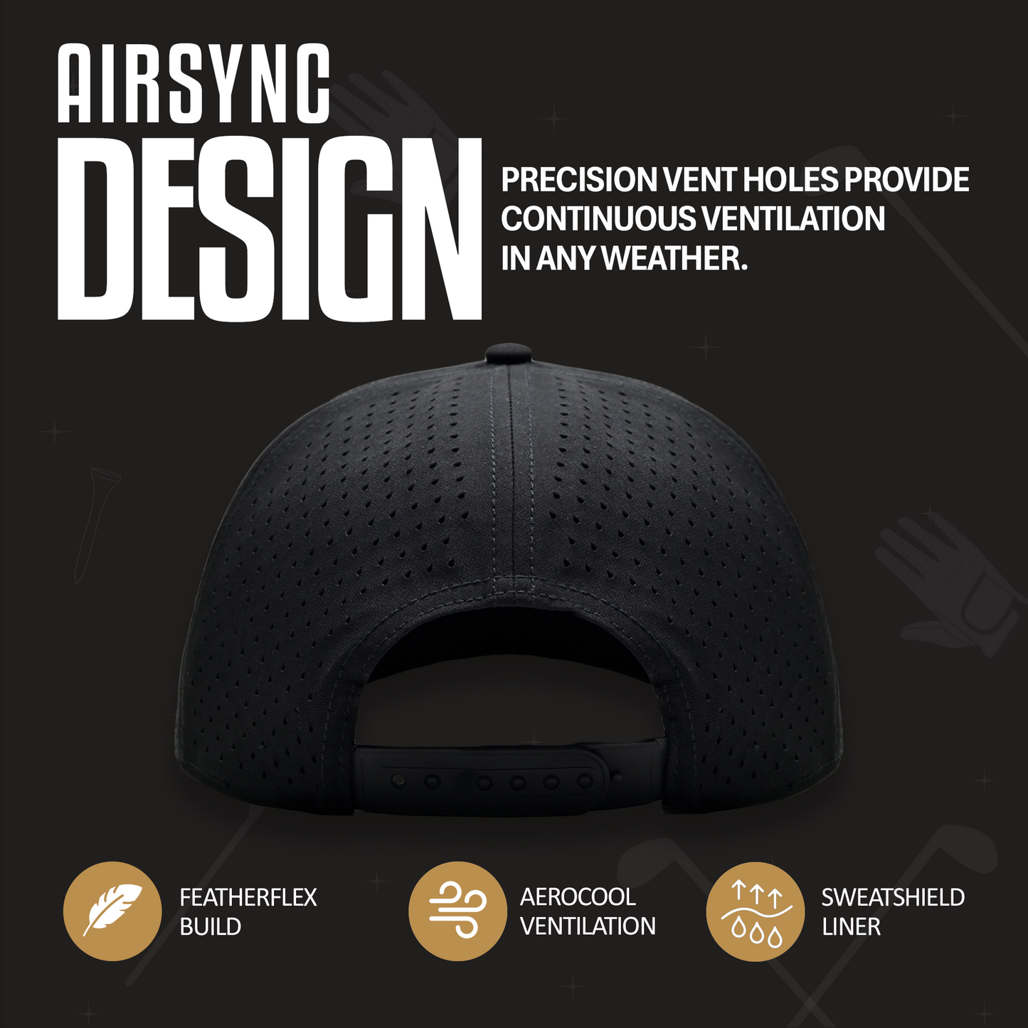 Stealth Money Rope Hat | Stealth American Flag Golf Hat