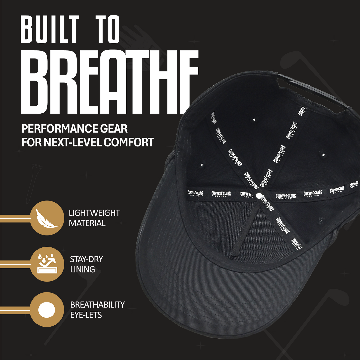 Stealth Money Rope Hat | Stealth American Flag Golf Hat