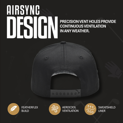 Black Stealth Money American Flag Hat