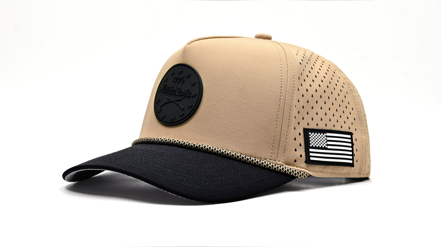 Curves & Clubs 1776 Black Patch Hat