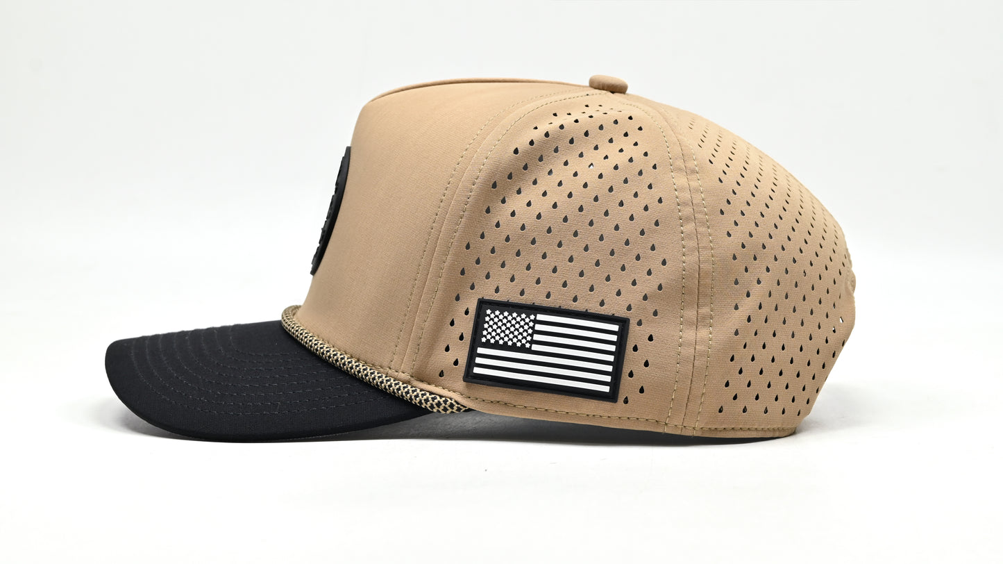 Curves & Clubs 1776 Black Patch Hat