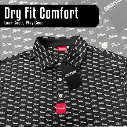 Black Titties Golf Polo