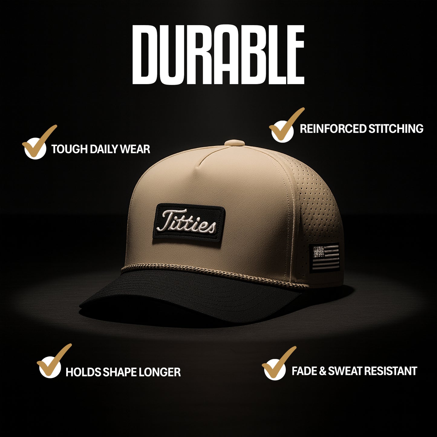 Tan Titties Golf Hat